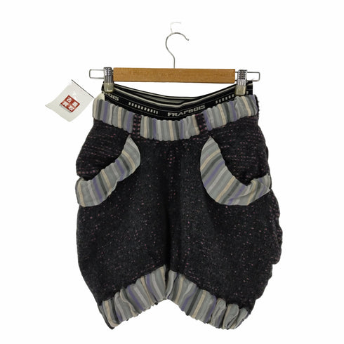 フラボア FRAPBOIS switching design sarrouel pants ウールショーツ フラワーバルーンパンツ レディース 0