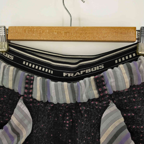 フラボア FRAPBOIS switching design sarrouel pants ウールショーツ フラワーバルーンパンツ レディース 0