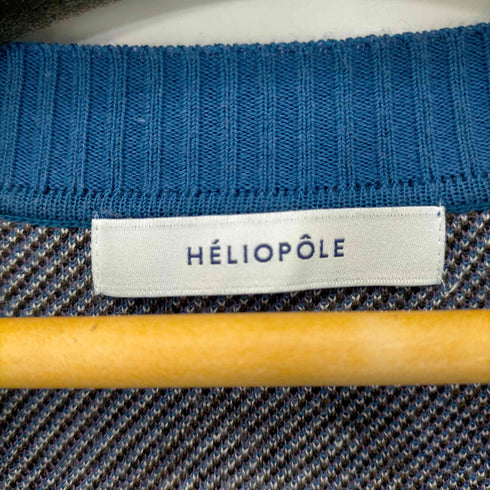 エリオポール HELIPOLE ジオメトリック柄ダブルニット レディース