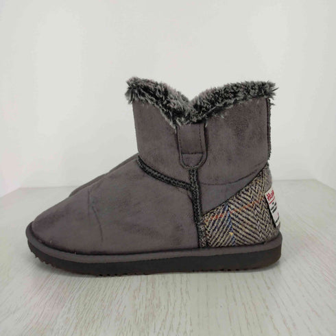 ハリスツイード Harris Tweed ツイードムートンブーツ レディース JPN:L