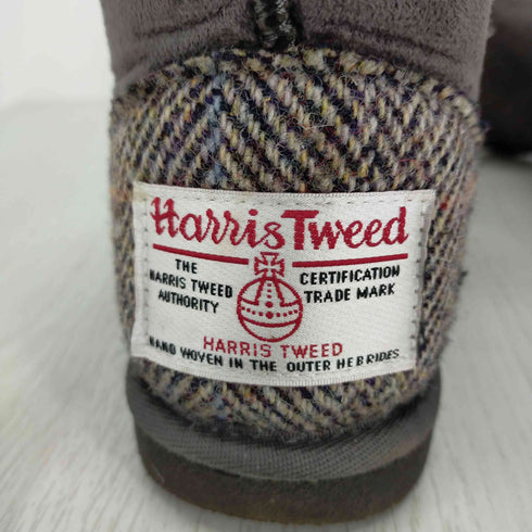 ハリスツイード Harris Tweed ツイードムートンブーツ レディース JPN:L