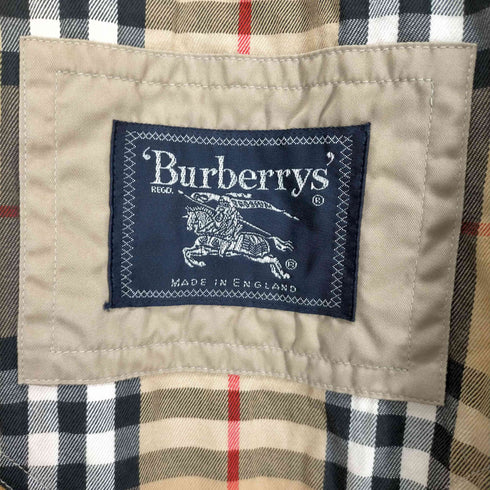 バーバリーズ BURBERRYS MADE IN ENGLAND 中綿 裏地ノヴァチェックステンカラーコート メンズ