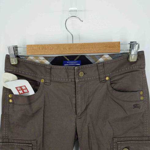 バーバリーブルーレーベル BURBERRY BLUE LABEL 5分丈カーゴパンツ レディース 38