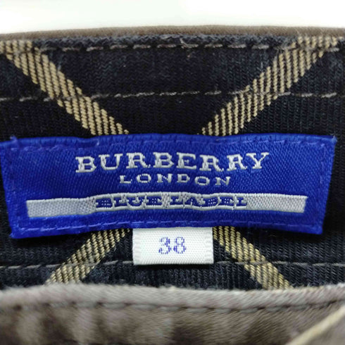 バーバリーブルーレーベル BURBERRY BLUE LABEL 5分丈カーゴパンツ レディース 38