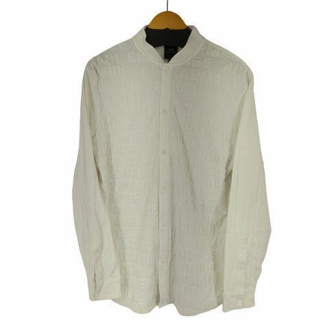 アルマーニエクスチェンジ ARMANI EXCHANGE REGULAR パイルロゴ カットソーカーディガン メンズ import:M