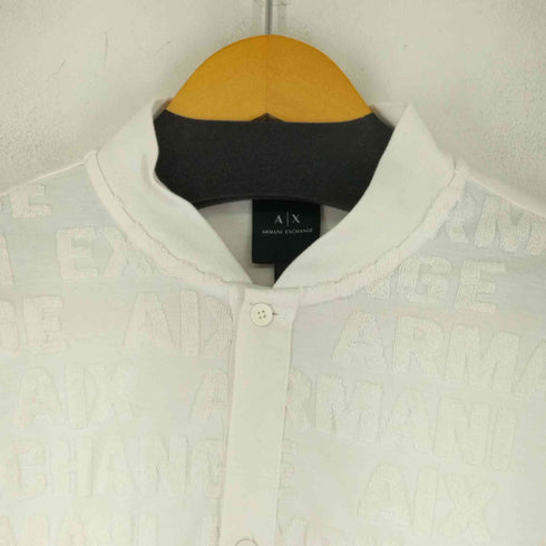 アルマーニエクスチェンジ ARMANI EXCHANGE REGULAR パイルロゴ カットソーカーディガン メンズ import:M