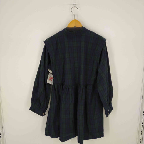 フリークスストア FREAKS STORE バンドカラーチェックシャツワンピ レディース FREE