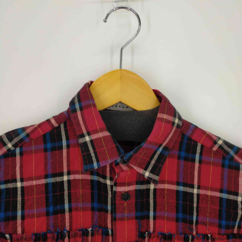 スナオクワハラ sunaokuwahara 再構築ライトネルシャツ ラウンドカット レディース ONE SIZE