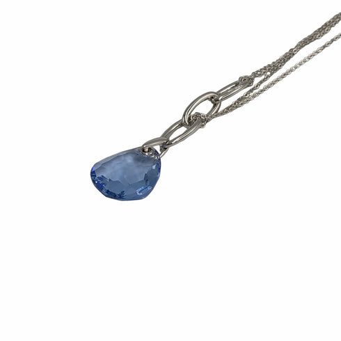 スワロフスキ SWAROVSKI ブルークリスタル ネックレス レディース