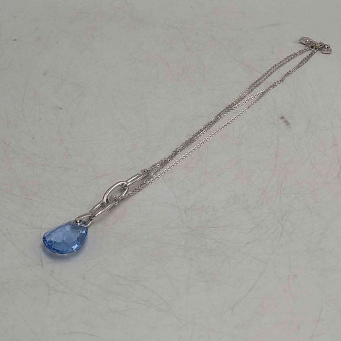 スワロフスキ SWAROVSKI ブルークリスタル ネックレス レディース