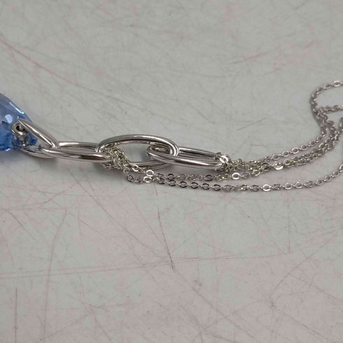スワロフスキ SWAROVSKI ブルークリスタル ネックレス レディース