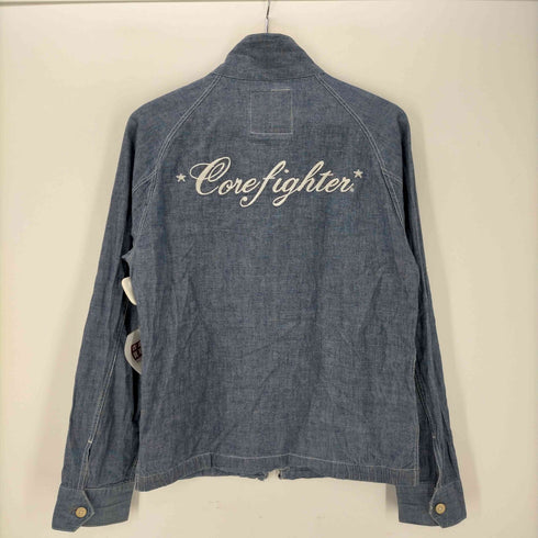 コアファイター Corefighter チェーンステッチ刺繍 ジップアップスウィングトップブルゾン メンズ JPN:M