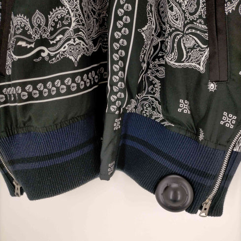 サカイ Sacai バンダナ柄 ブルゾンジャケット メンズ 1