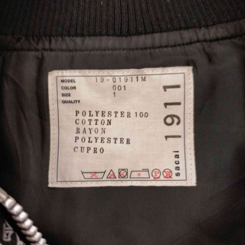 サカイ Sacai バンダナ柄 ブルゾンジャケット メンズ 1