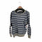 ホームスパン homspun 総柄 クルーネックニット レディース FREE