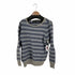 ホームスパン homspun 総柄 クルーネックニット レディース FREE