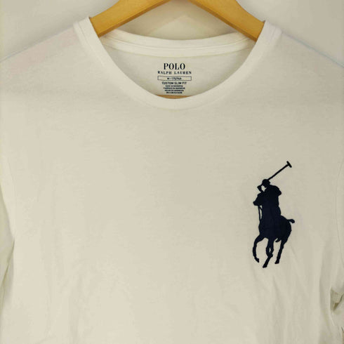 ポロラルフローレン POLO RALPH LAUREN CUSTOM SLIM FIT ビッグポニー刺繍 クルーネックTシャツ メンズ import:M