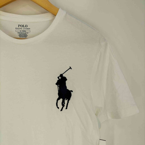 ポロラルフローレン POLO RALPH LAUREN CUSTOM SLIM FIT ビッグポニー刺繍 クルーネックTシャツ メンズ import:M