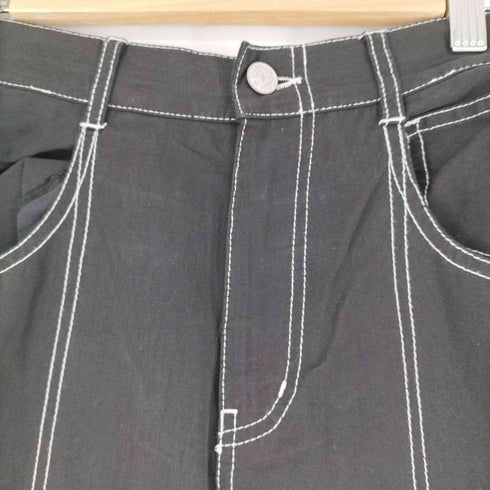 ジュエティ jouetie 23AW カラーステッチルーズパンツ コクーンシルエット レディース S
