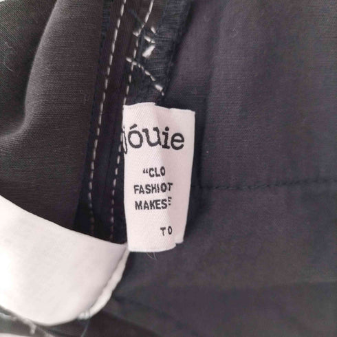 ジュエティ jouetie 23AW カラーステッチルーズパンツ コクーンシルエット レディース S