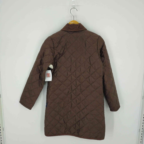 ラベンハム LAVENHAM 襟コーデュロイキルティングコート レディース 36