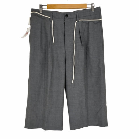 メゾンマルジェラ Maison Margiela 18SS ドローコード付きウールハーフスラックス メンズ JPN:48