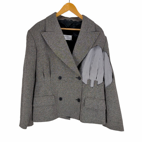 メゾンマルジェラ Maison Margiela ライン1 18SS センターサークルカットデザインダブルブレストジャケット レディース JPN:40