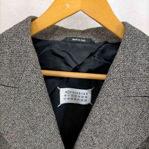 メゾンマルジェラ Maison Margiela ライン1 18SS センターサークルカットデザインダブルブレストジャケット レディース JPN:40