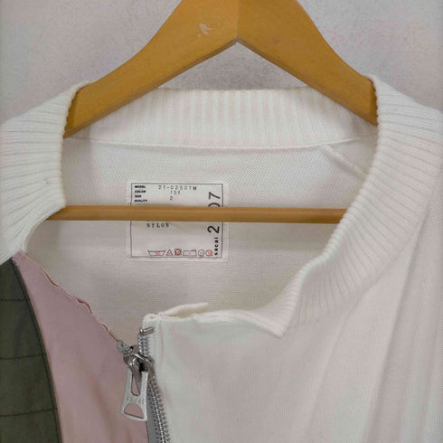 サカイ Sacai 21SS cotton nylon oxford knit blouson メンズ JPN:2