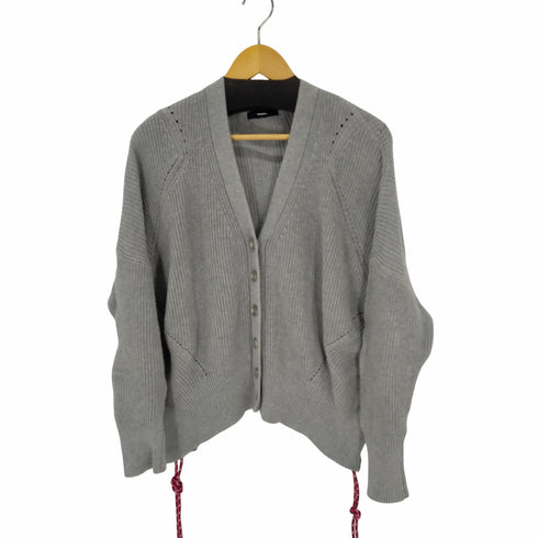 ディーゼル DIESEL 袖ロープデザインカーディガン メタルボタン レディース import:XS