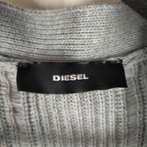 ディーゼル DIESEL 袖ロープデザインカーディガン メタルボタン レディース import:XS
