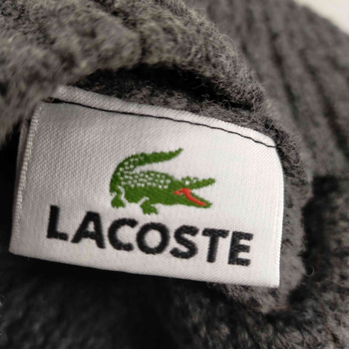 ラコステ LACOSTE ワンポイント ニット帽 ニットキャップ レディース ONE SIZE