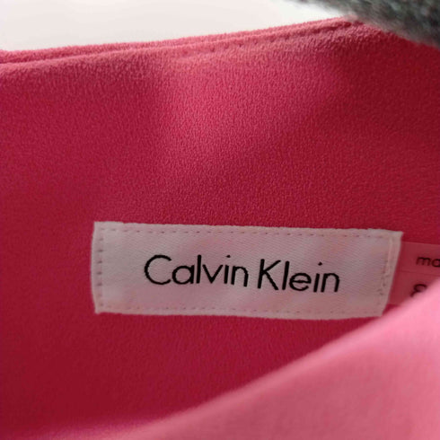 カルバンクライン CALVIN KLEIN crepe pop over dress レディース 8