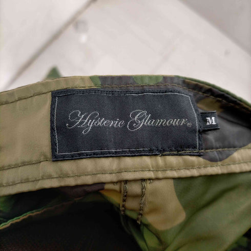 ヒステリックグラマー HYSTERIC GLAMOUR フロントフルジップ カモ柄 ポリタイトスカート レディース JPN:M