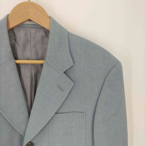 ランバン クラッシック LANVIN CLASSIQUE カシミヤ混 ウール 3B テーラードジャケット メンズ FR:44