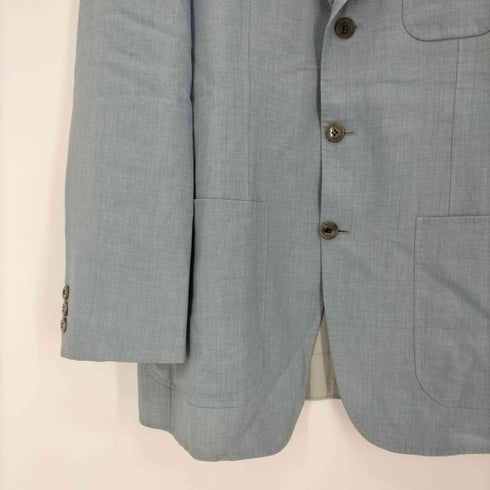 ランバン クラッシック LANVIN CLASSIQUE カシミヤ混 ウール 3B テーラードジャケット メンズ FR:44