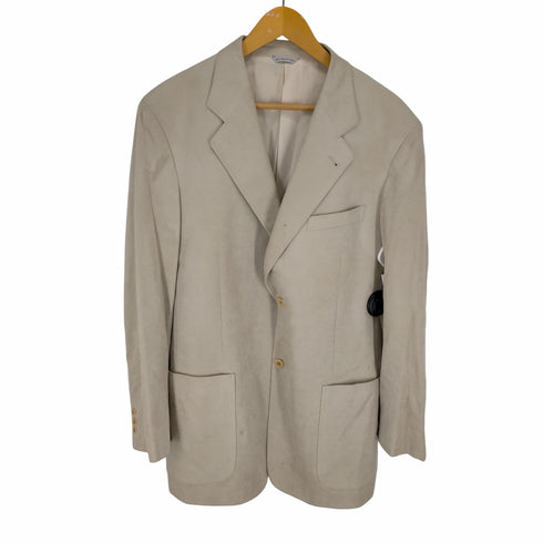 ジバンシィ GIVENCHY 00S MONSIEUR BY フェイクスエード 2Bテーラードジャケット メンズ 050 B