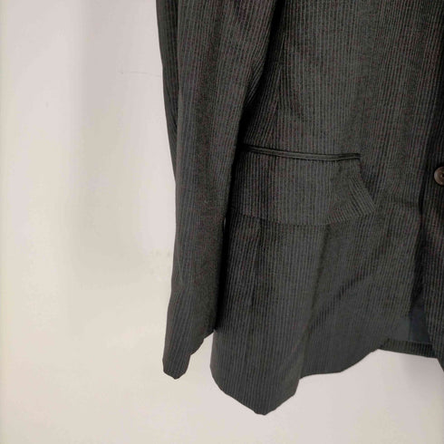 イッセイミヤケ ISSEY MIYAKE ストライプ 3Bテーラードジャケット メンズ 2