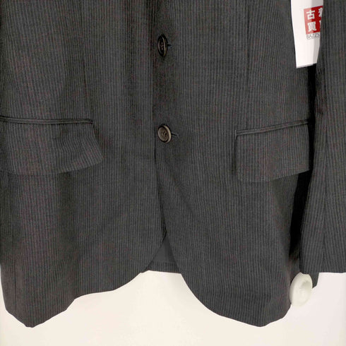 イッセイミヤケ ISSEY MIYAKE ストライプ 3Bテーラードジャケット メンズ 2