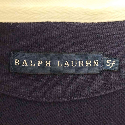 ラルフローレン RALPH LAUREN エンブレム刺繍 Vライン ラガー ポロシャツ レディース 5F