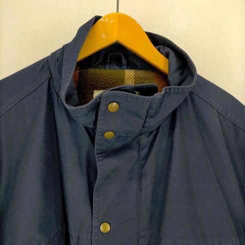 エディーバウアー Eddie Bauer 90S 白タグ 裏地チェック柄ウールライナー マウンテンパーカー メンズ import:L