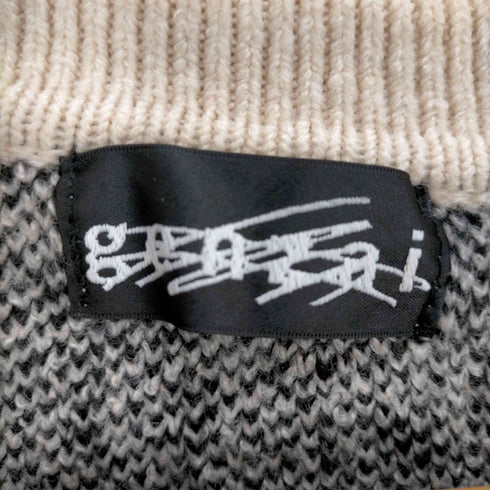 ゲンザイ genzai Big Logo SS Knit Shirt メンズ JPN:L