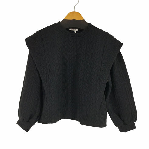 BLANCHE STATEMENT SHOULDER BRAIDED SWEATSHIRT レディース ONE SIZE