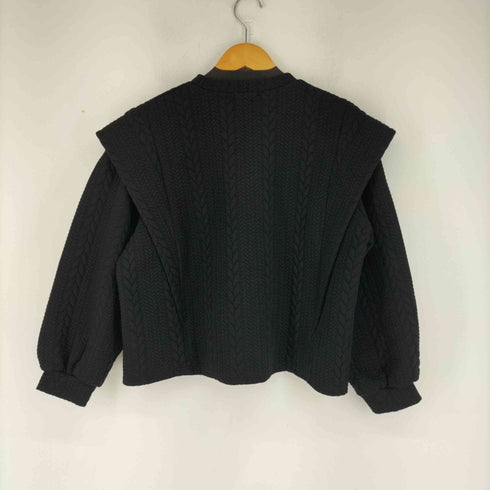 BLANCHE STATEMENT SHOULDER BRAIDED SWEATSHIRT レディース ONE SIZE