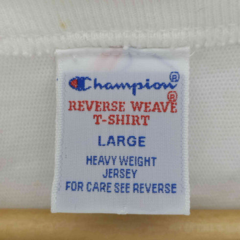 チャンピオン Champion REVERSE WEAVE T-SHIRT 前Vガゼット ヘビーウェイト S/S Tシャツ メンズ import:L