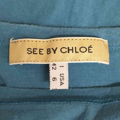 シーバイクロエ SEE BY CHLOE ストーン 装飾 プリント カットソー レディース 6