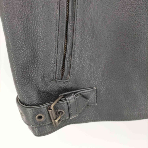 Bos Ledermode VINTAGE レーシング レザー ベスト Y2K メンズ import:L