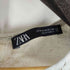 ザラ ZARA 楊柳コットンリネンブラウス レディース import:M