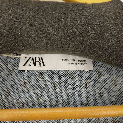 ザラ ZARA ジオメトリックジャガードトップス レディース import:L