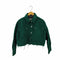 ザラ ZARA クロップドデニムジャケット 切りっぱなし レディース import:M